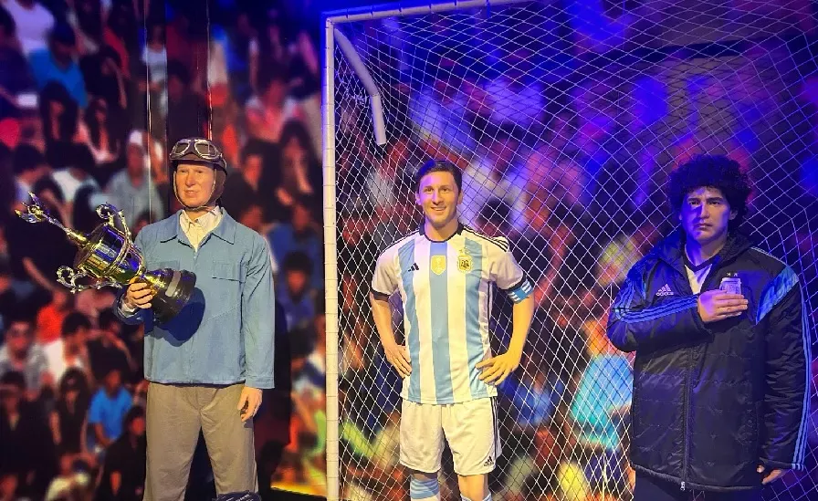 Ícones da música, do esporte, do cinema, da política e da cultura pop. fazem parte das personalidades do Museu de Cera