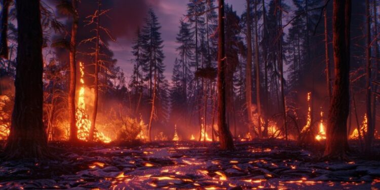 Desastres naturais e atos criminosos têm contribuído para a destruição do planeta. Foto: Freepik