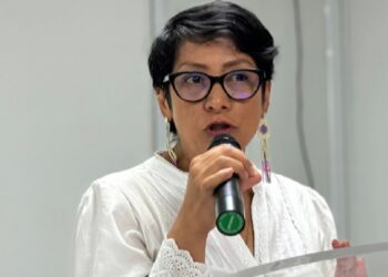 Claudia Flórez socializa en Cartagena la ruta unitaria del Pacto Histórico. Foto Aura Botero