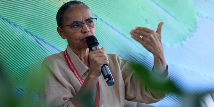 Marina Silva frisou que é preciso repensar a arquitetura global de financiamento, inclusive do Fundo Global para o Meio Ambiente. - Foto: Felipe Werneck/MMA