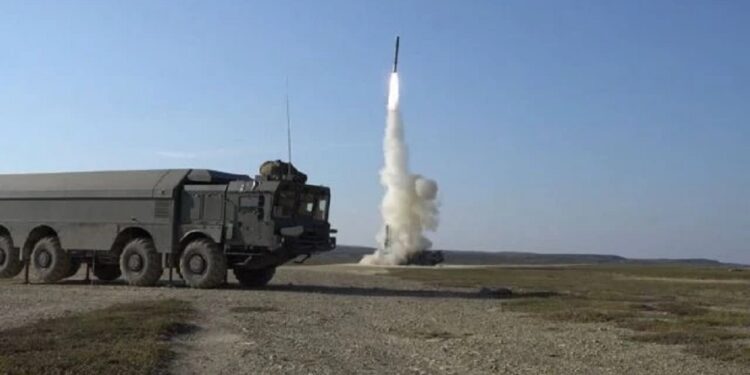 Exército russo faz lançamento de míssil | Ministério da Defesa da Rússia/ARQUIVO