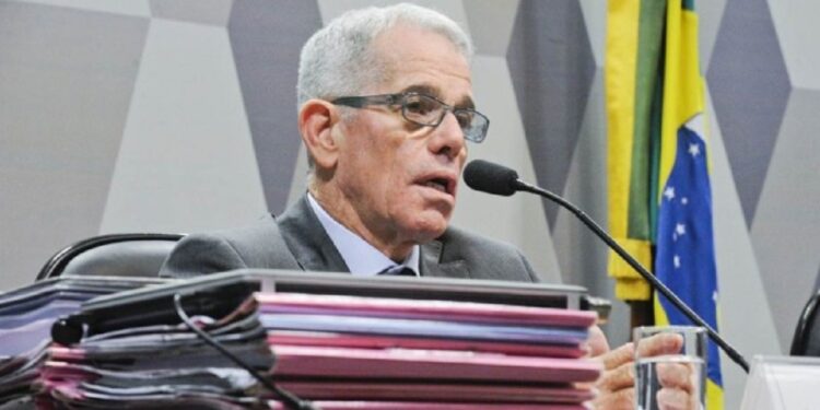 Saldanha criticou a Lei Romário, que é em favor dos deficientes - (crédito: Edilson Rodrigues/Agência Senado)