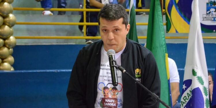 Presidente da Apae de Foz do Iguaçu, Leonardo Corrêa Lugon. Foto: Divulgação.