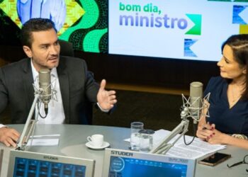 Celso Sabino durante entrevista no programa Bom Dia, Ministro desta quarta-feira, 26 de fevereiro - Foto: Diego Campos/Secom-PR