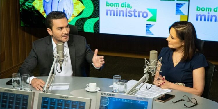 Celso Sabino durante entrevista no programa Bom Dia, Ministro desta quarta-feira, 26 de fevereiro - Foto: Diego Campos/Secom-PR