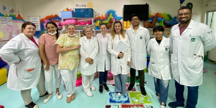 Equipe de pediatria, um dos setores estratégicos do tema, participou do treinamento nesta terça-feira (25).
