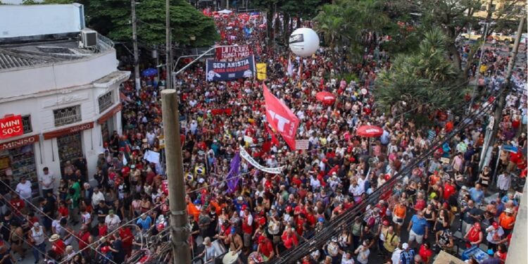 Ato na Praça Oswaldo Cruz, na Avenida Paulista - Foto: Reprodução