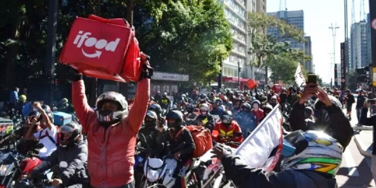 Protesto em São Paulo, Foto: Reproução