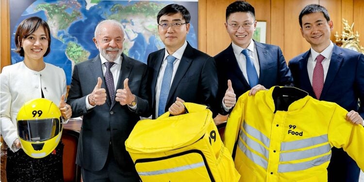 Encontro de Lula com o fundador e CEO da Didi 99, Will Wei Cheng. - Foto: Ricardo Stuckert/Secom-PR