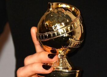 Imagem ilustrativa do troféu do Globo de Ouro - Getty Images