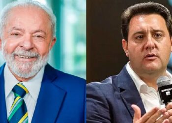Presidente Lula. Foto> Ricardo Stuckert/PR. - Ratinho Junior,Foto; Jonathan Campos/AEN.