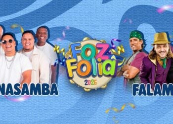 De 13 a 17 de fevereiro, na Praça da Paz, venha curtir o FozFolia 2026, o melhor Carnaval da tríplice fronteira. Foto: Divulgação.