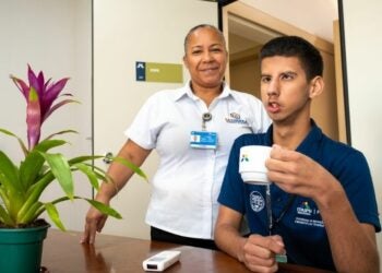 Ryann Mateus Marques de Lima, 17 anos, integrante do PIIT. Foto: Rubens Fraulini/Itaipu Binacional.