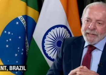 Lula desembarcou em Nova Délhi na última quarta-feira para participar da Cúpula sobre o Impacto da Inteligência Artificial e cumprir uma série de outras agendas. Foto: Divulgação.