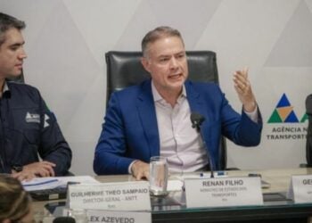 Ministério dos Transportes e ANTT apresentaram, em coletiva à imprensa, resoluções que vão reforçar a fiscalização e o cumprimento do frete mínimo - Foto: Marcio Ferreira/MT.