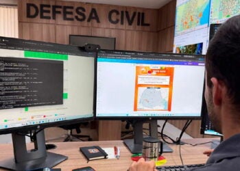 Defesa Civil envia alertas de risco para celulares no Paraná. Foto: Defesa Civil Estadual