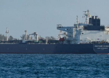 O petroleiro Anatoly Kolodkin simboliza a resistência russa ao bloqueio marítimo imposto pelos EUA. Foto: Reprodução/Internet