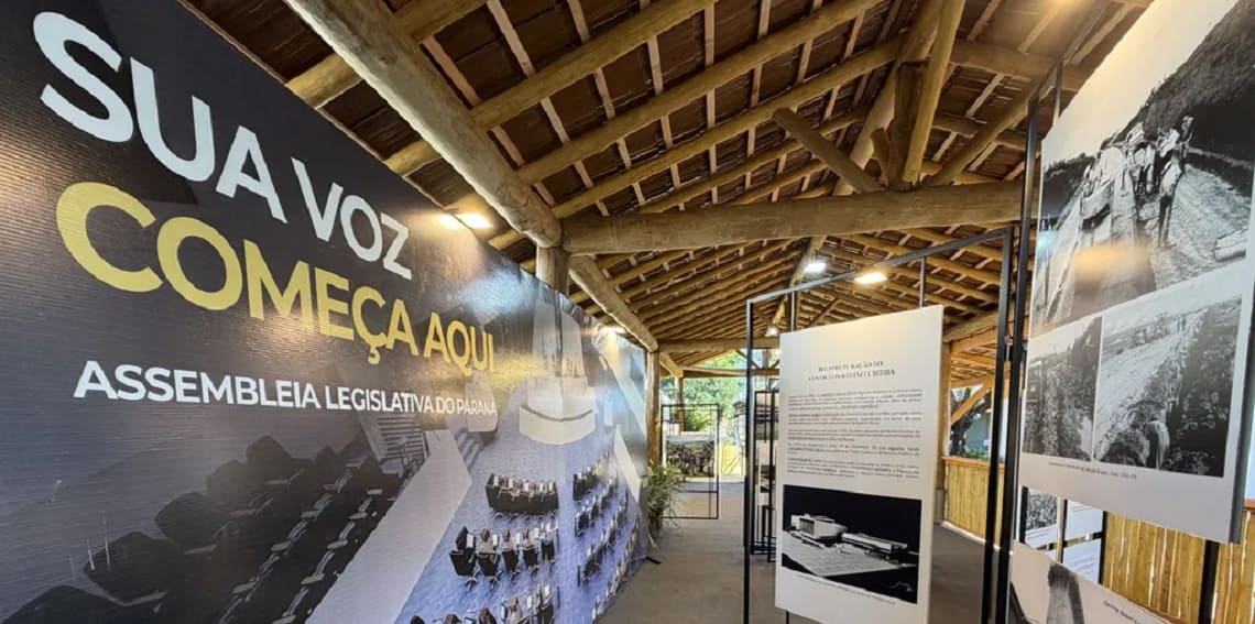Assembleia apresenta exposição histórica sobre o Paraná durante a Expoingá 2026