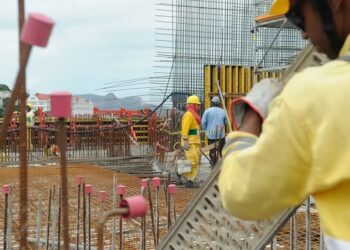 Irregularidades em obra colocavam trabalhadores em risco no RJ. Foto: Reprodução.