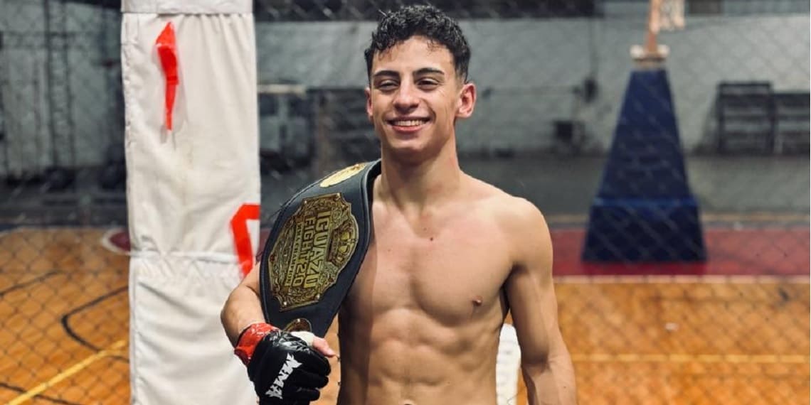 Brasileiro conquista cinturão de MMA em evento internacional na Argentina