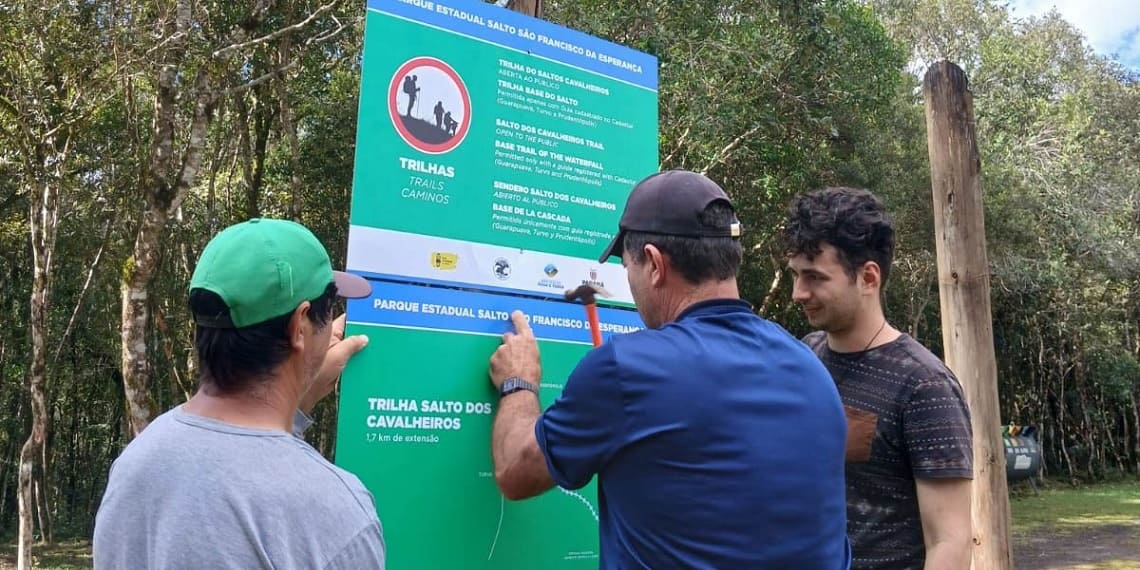 Turismo sustentável no Paraná ganha novas placas