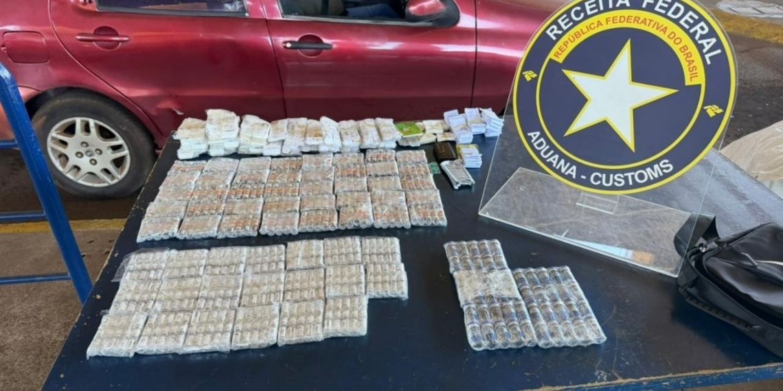 Receita Federal apreende 650 ampolas na Ponte da Amizade
