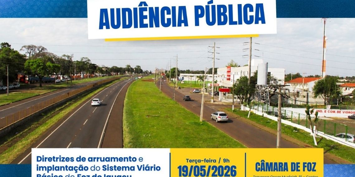 Audiência pública vai discutir mudanças no sistema viário de Foz