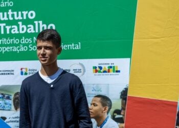 Estudante Pedro Henrique do Nascimento Magalhães de Oliveira, de Rolândia. Foto: Itaipu Parquetec.