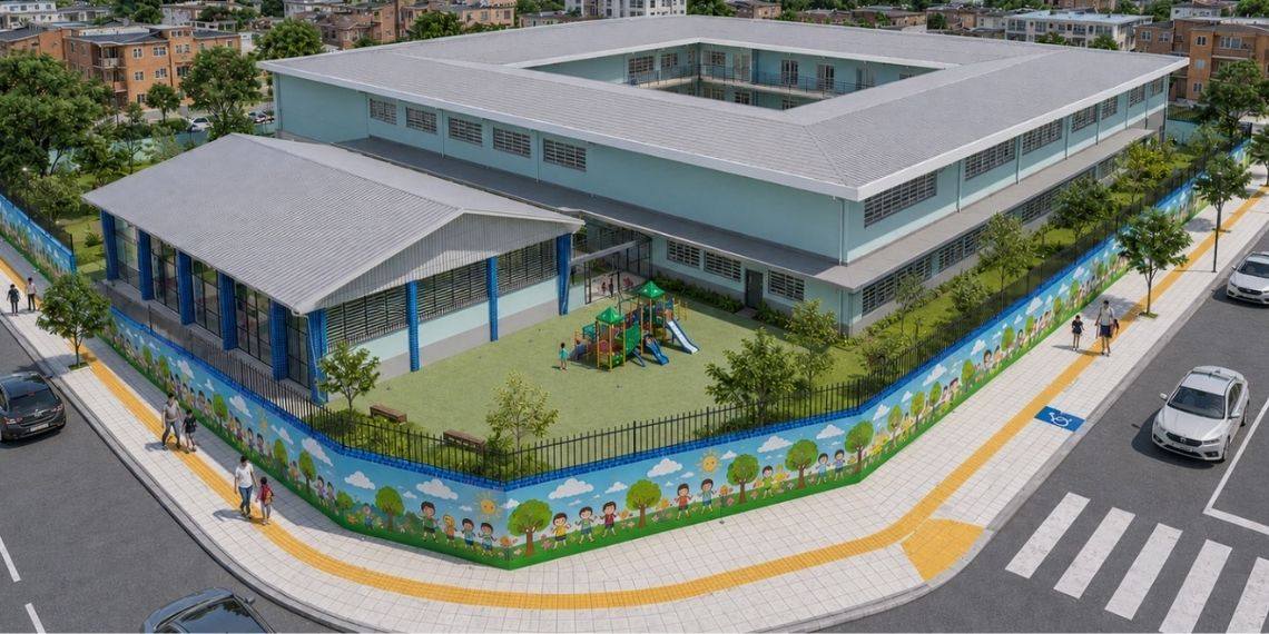 Começa obra da nova sede da Escola Lúcia Marlene em Foz