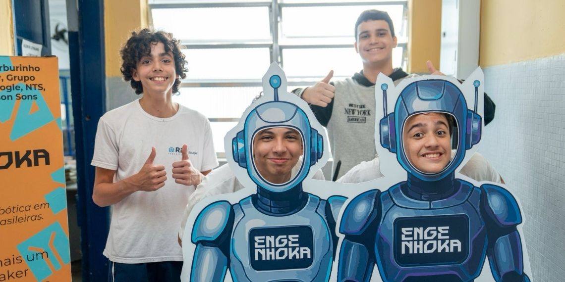 Projeto de robótica inspira esculturas em escola pública de Curitiba