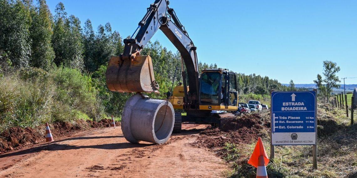 Itaipu acompanha obras do último lote da Estrada Boiadeira