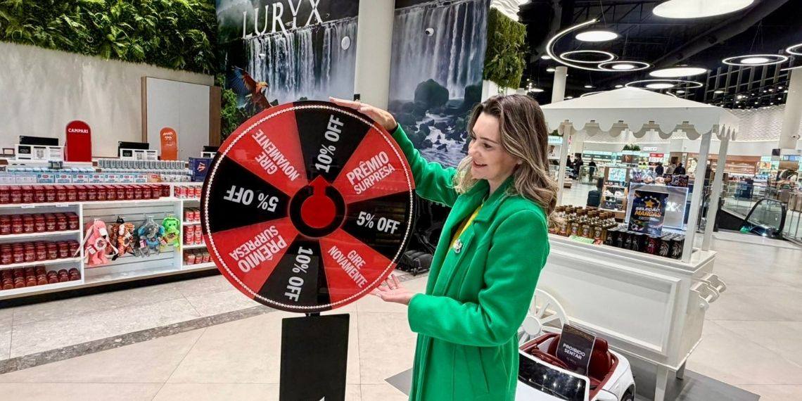 Copa do Mundo impulsiona campanha da Luryx Duty Free em Foz