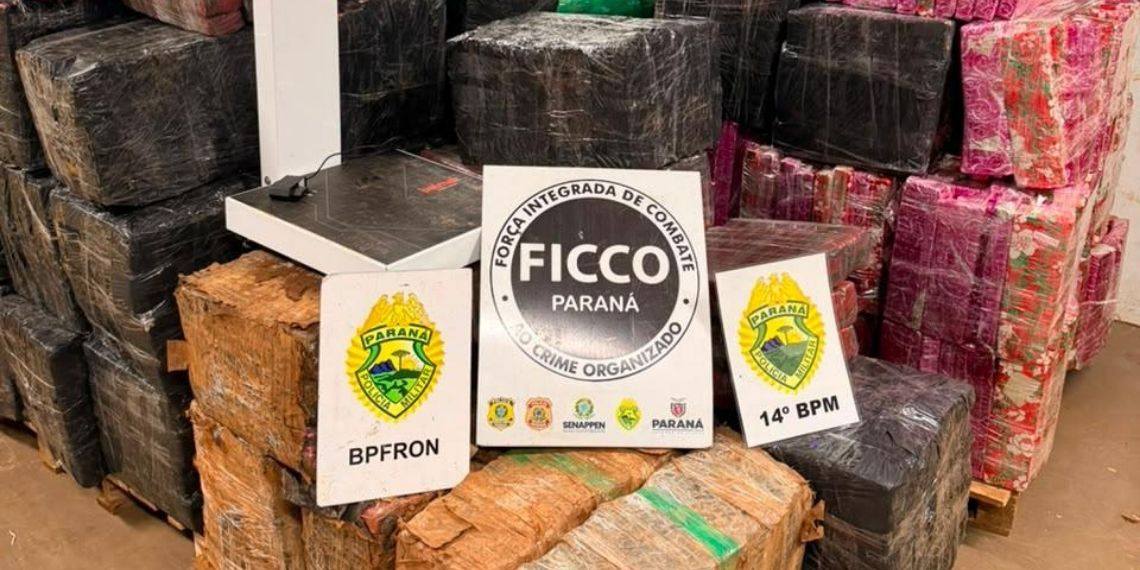 FICCO/PR apreende quase 2 toneladas de maconha em Foz