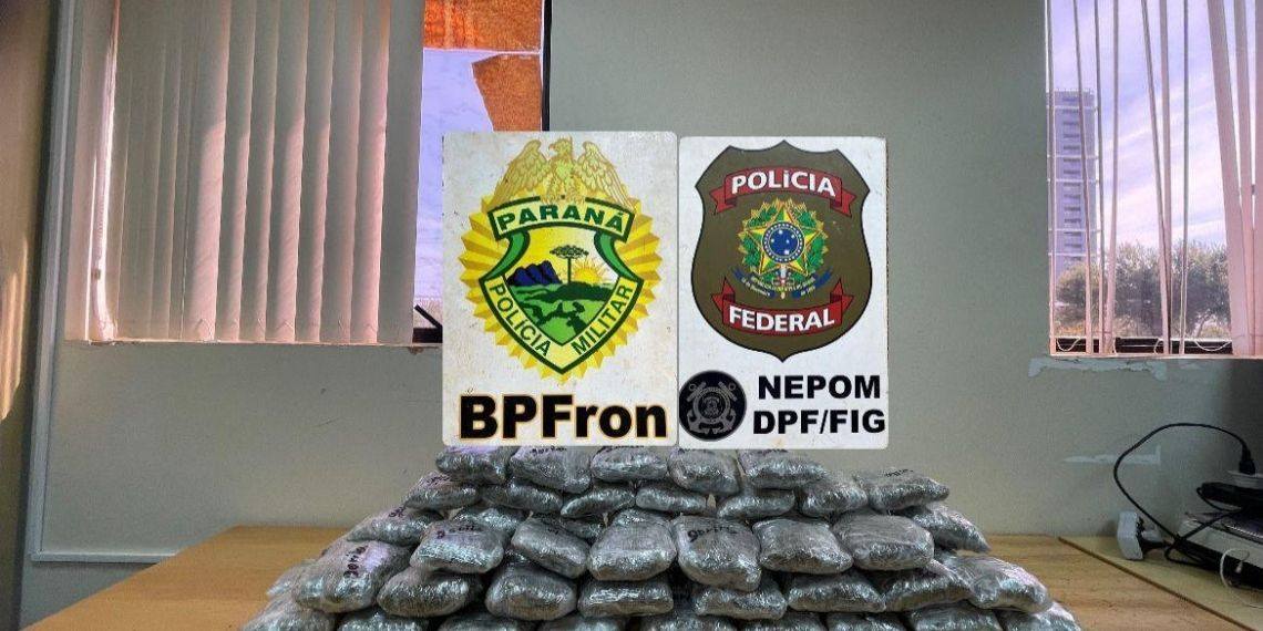 PF e PM apreendem 16 kg de skunk em Foz do Iguaçu