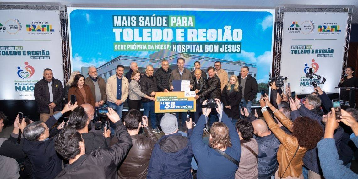 Itaipu apoia construção do novo Hospital Bom Jesus