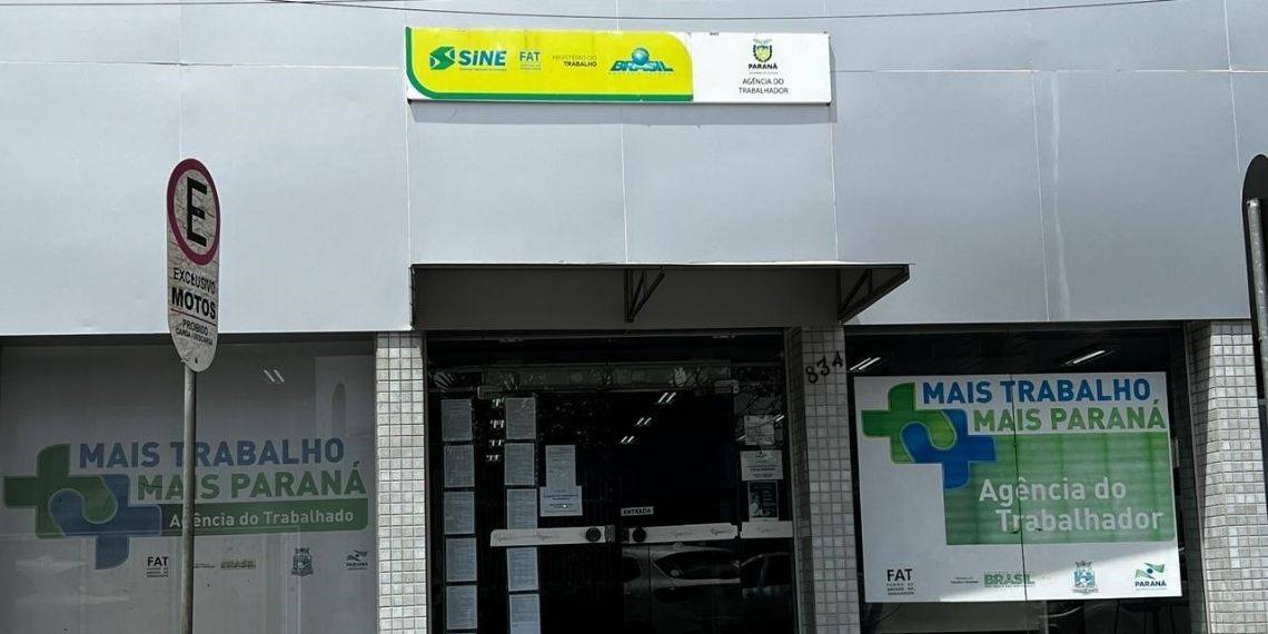 Agência do Trabalhador oferece vagas de emprego em Foz