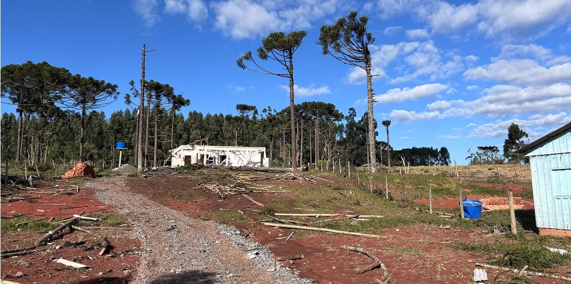 Simepar confirma tornado F2 em Reserva