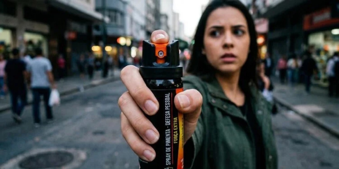 Spray de pimenta no Brasil é liberado para defesa de mulheres