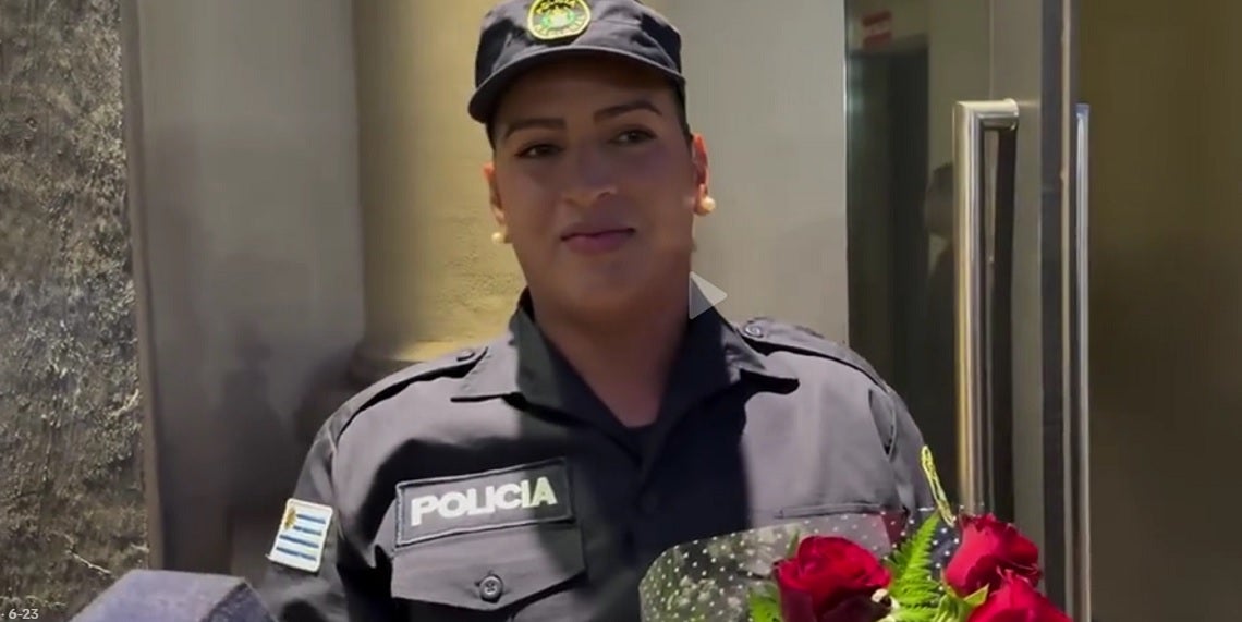 Uruguai forma sua primeira policial trans