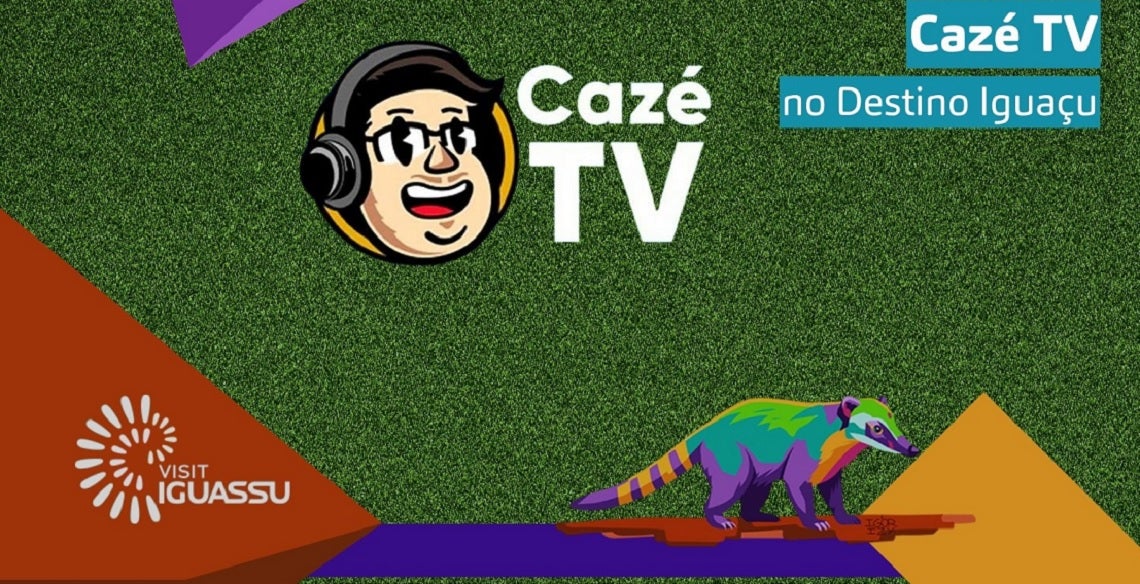Tríplice Fronteira vira cenário de transmissões da Cazé TV