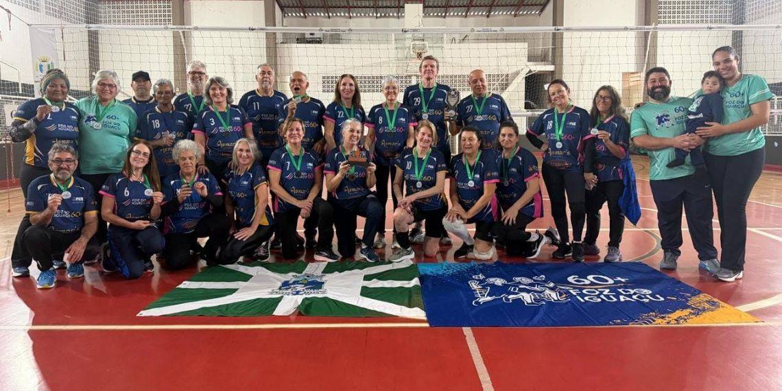 Foz estreia como sede do Campeonato de Vôlei Câmbio 60+