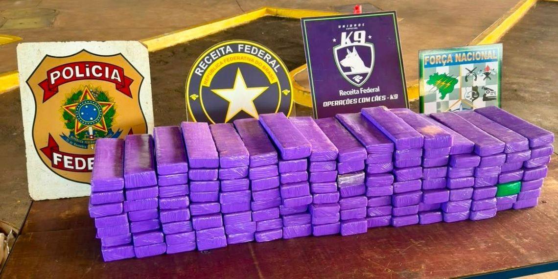 Receita Federal apreende 100 kg de droga na Ponte da Amizade