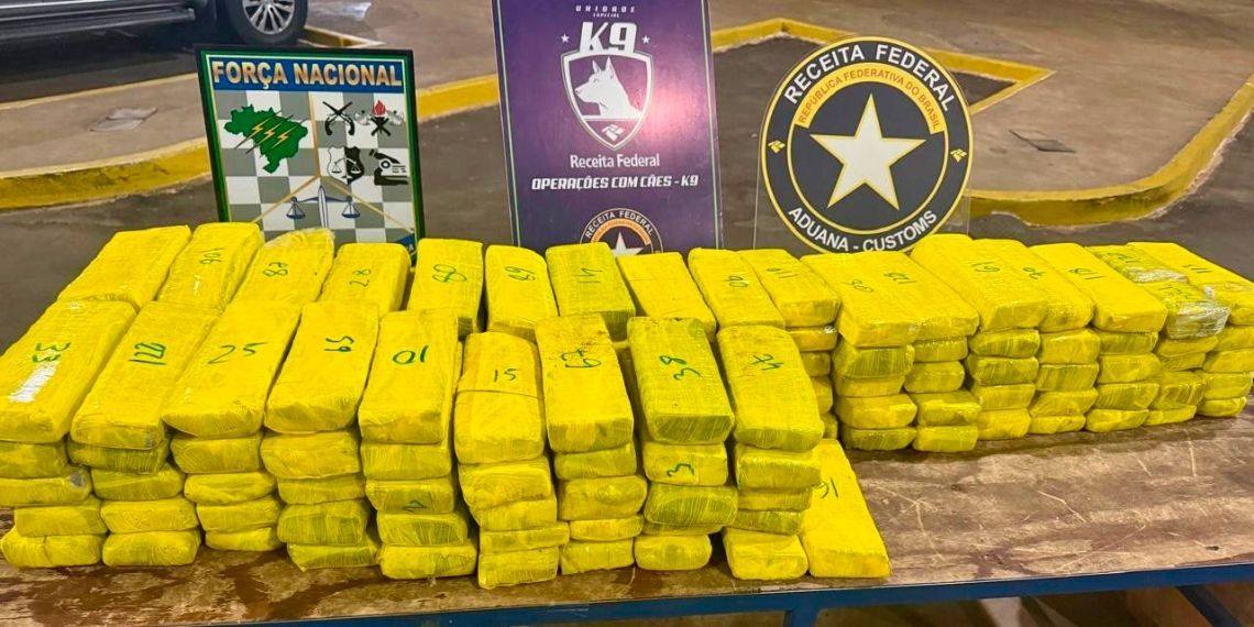 Receita Federal apreende 90 kg de maconha na Ponte da Amizade