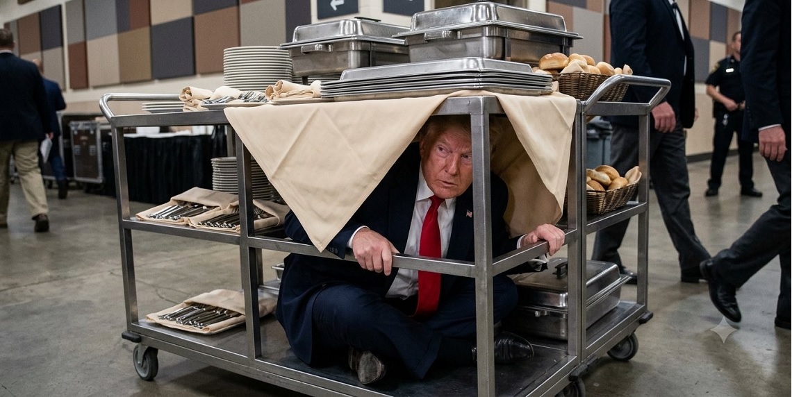 Jornal revela farsa de Trump em fuga secreta de avião na Turquia